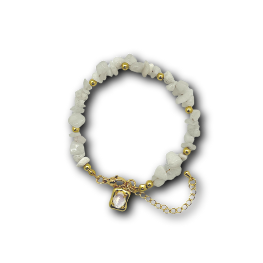 Bracelet Mille Éclats de Quartz Blanc Véritable